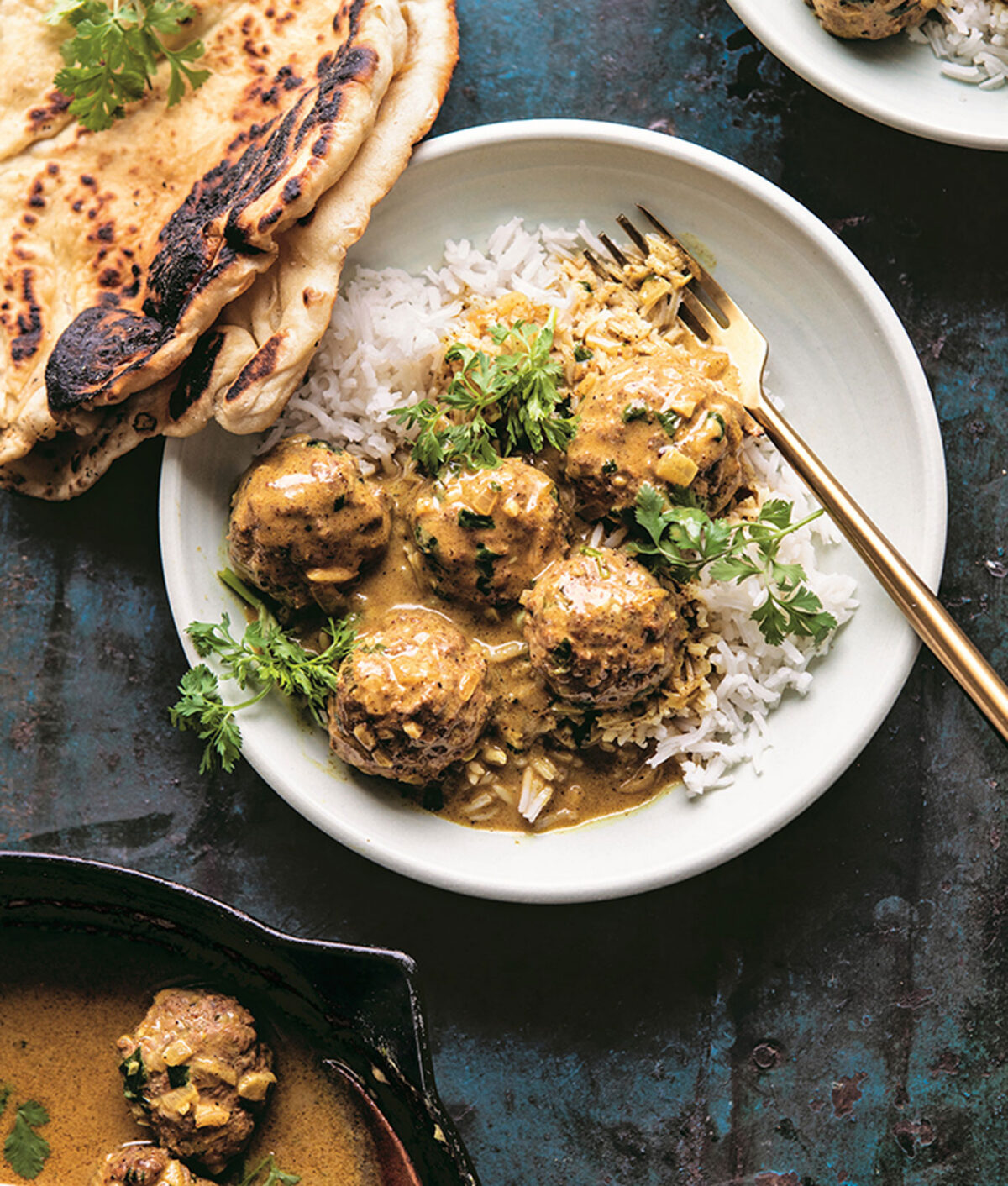 easy ground beef meal prep recipes: baked coconut curry meatballs
