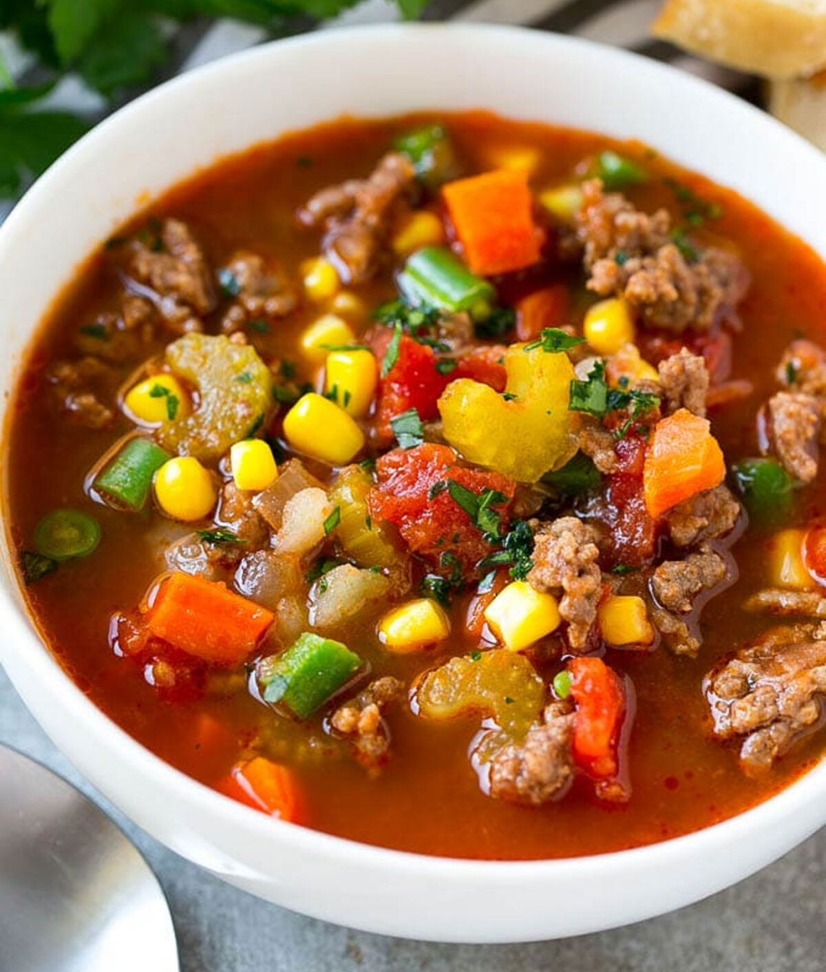 easy ground beef meal prep recipes: hamburger soup