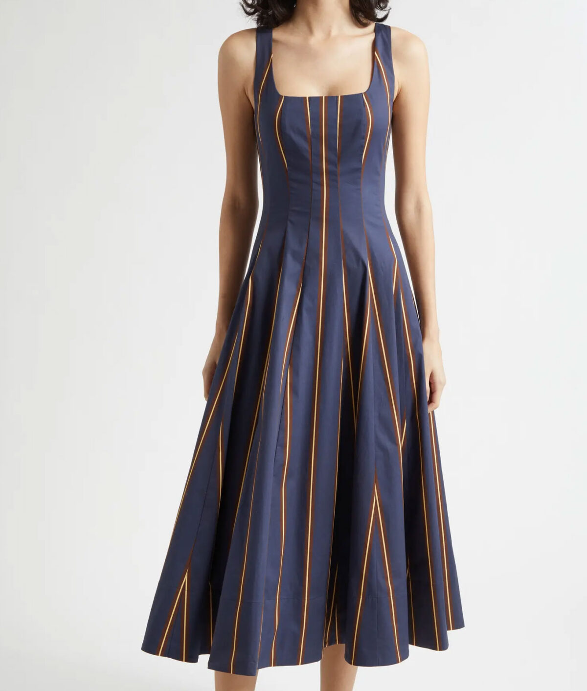 fashion editor nordstrom anni wishlist: staud poplin midi dress