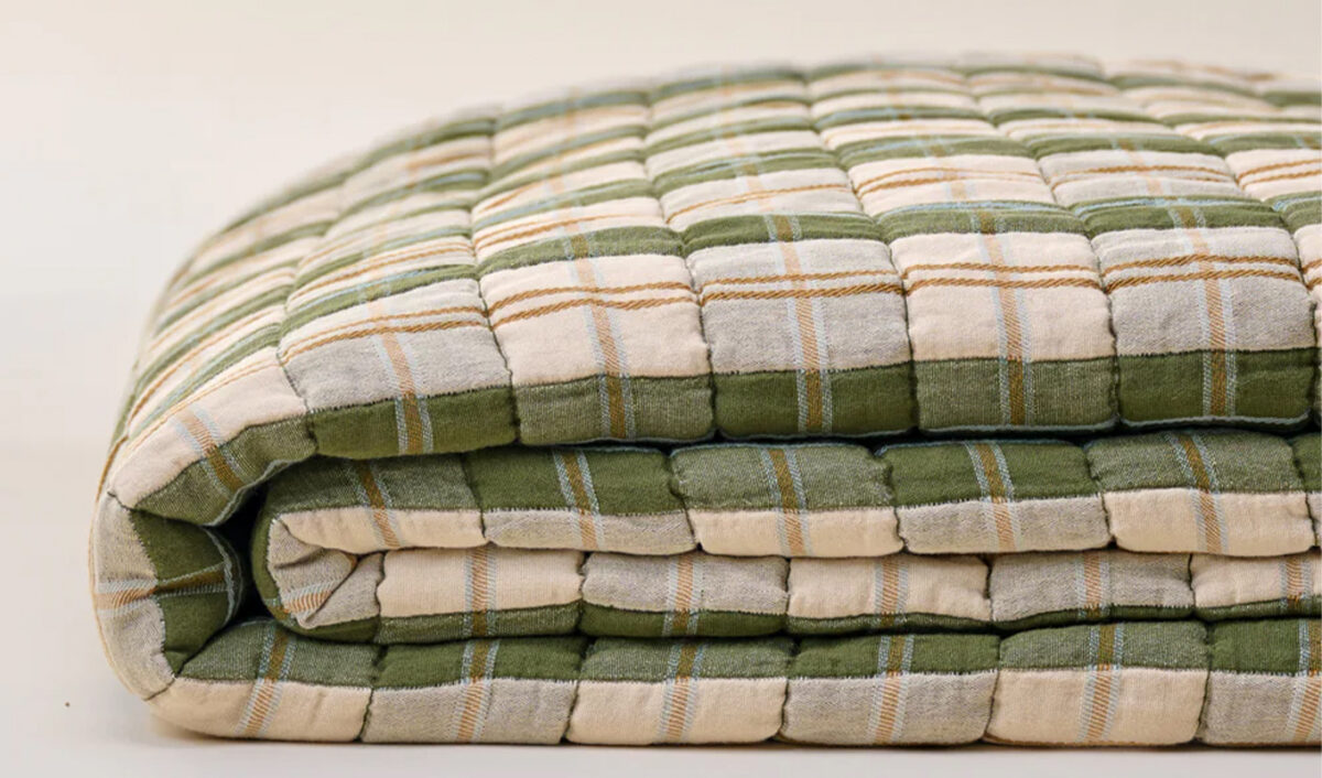 The Magnolia Everett Plaid Quilt.