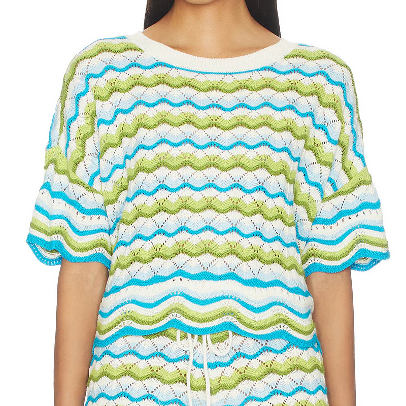 mammamiafashion bluewavytop