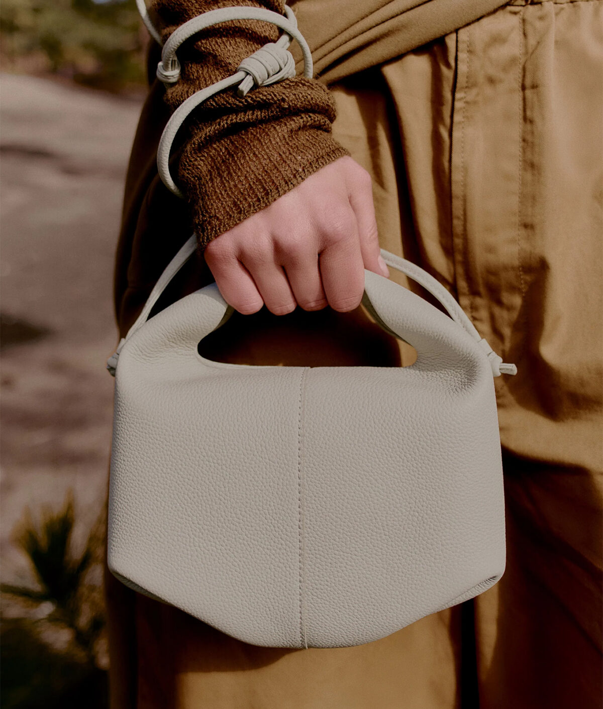 nicole kidman rules for wearing white: polène béri bag
