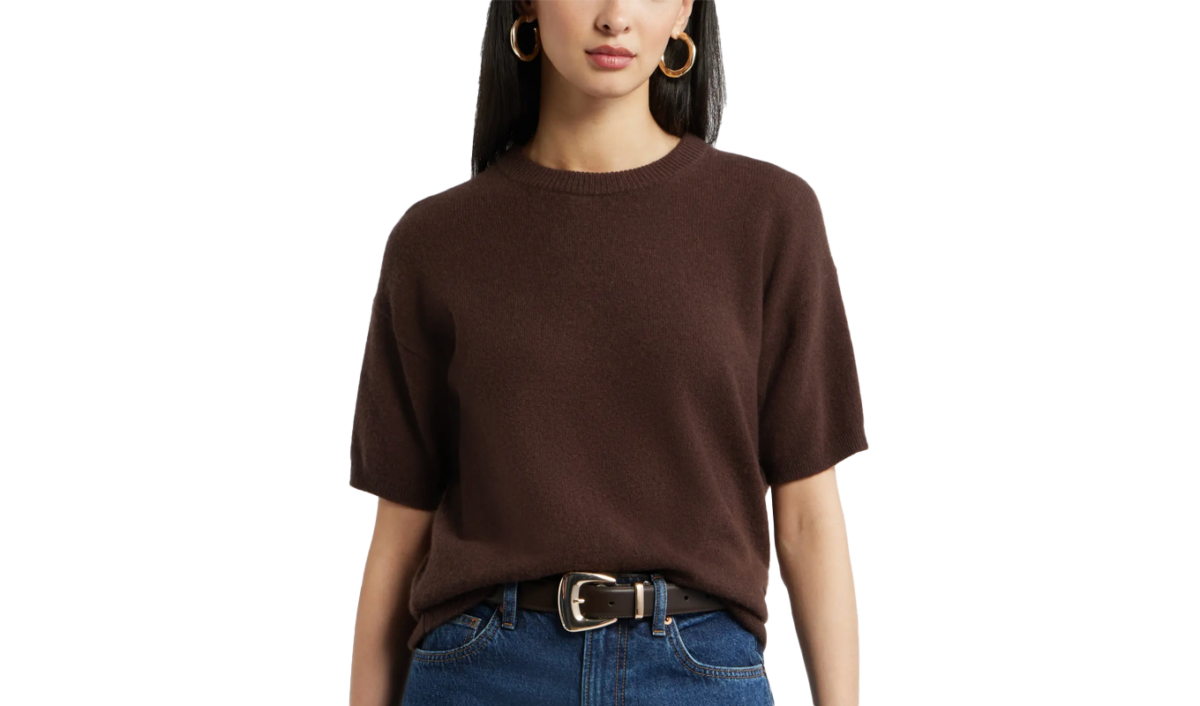 best nordstrom anniversary sale deals: nordstrom short sleeve cashmere sweater