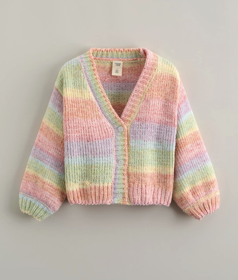 rainbow cardigan