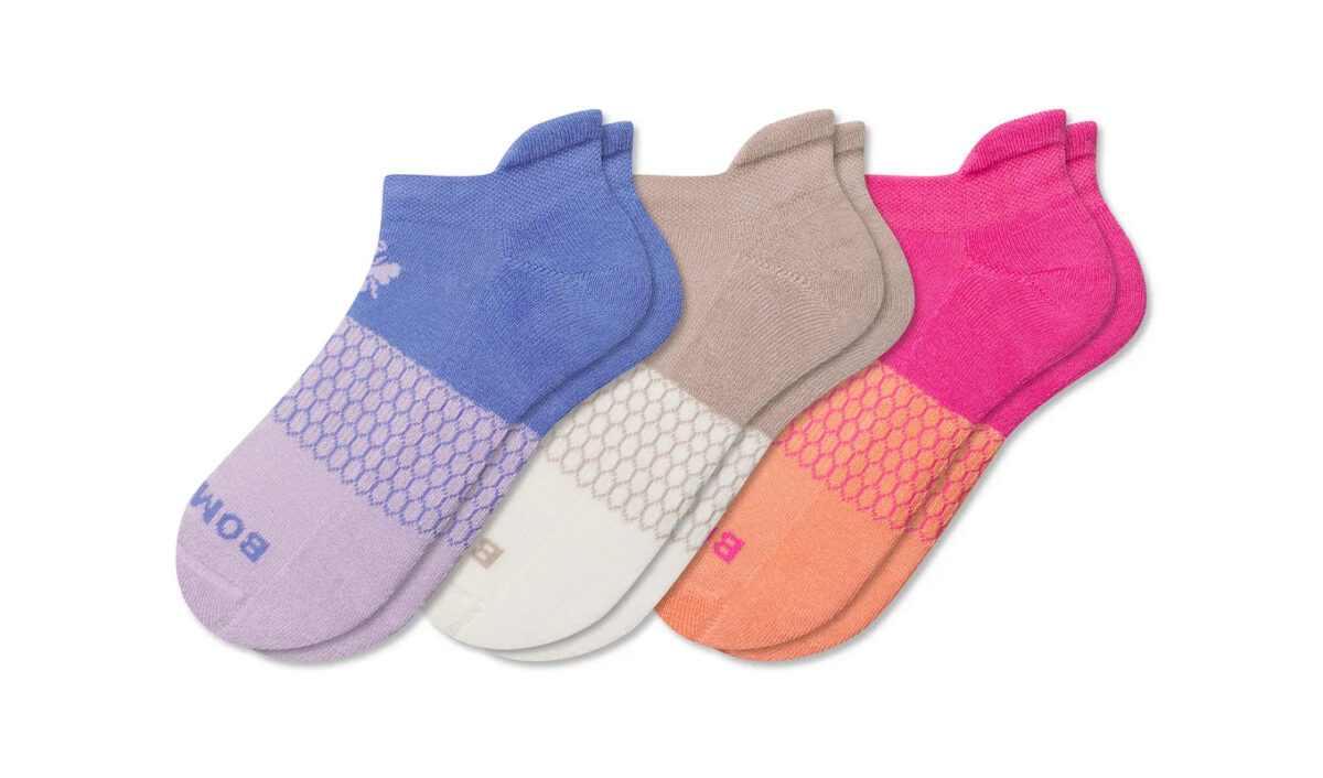 nordstrom anniversary sale under 100: bombas colorblock ankle socks