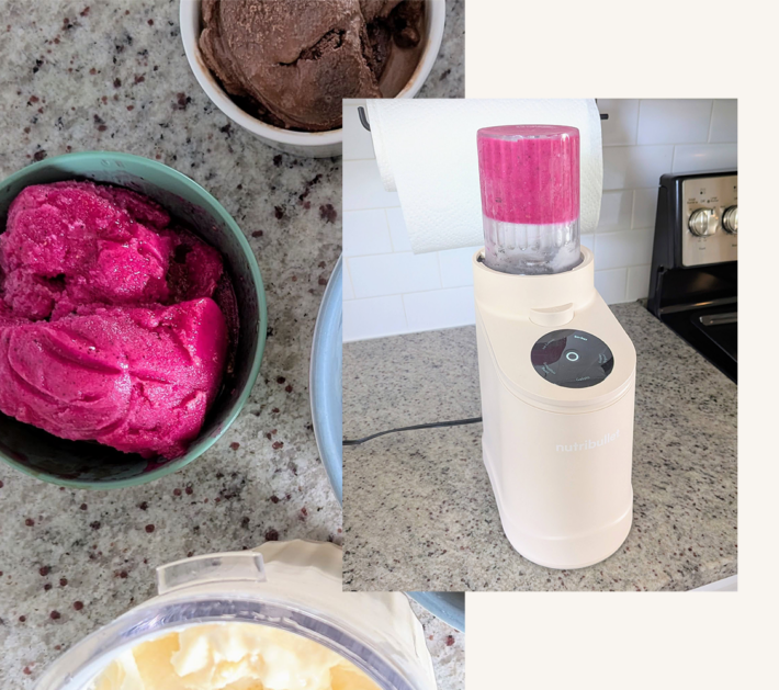 nutribullet chill and desserts made with it