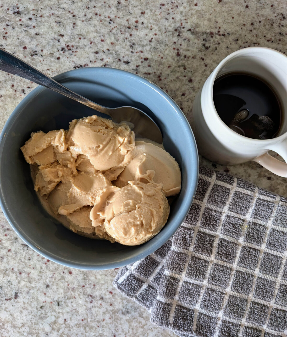 coffee frozen yogurt using nutribullet chill