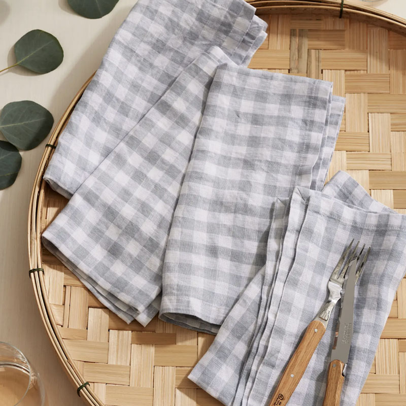 quince gingham napkins