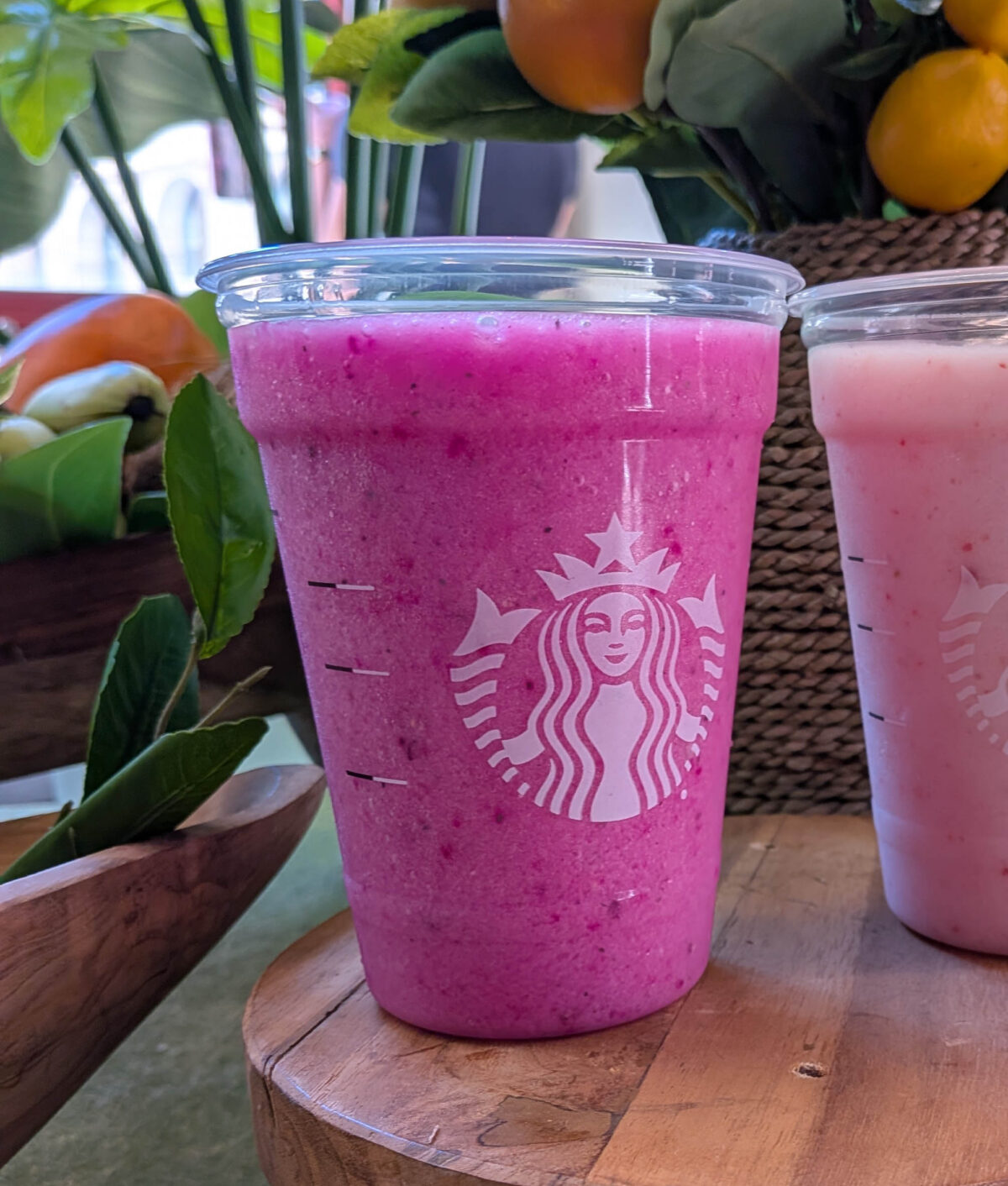 Blended Mango Dragonfruit Lemonade Energy Refresher