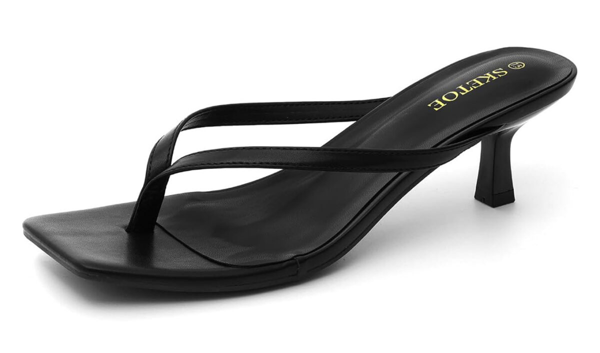 what to wear to hilary duff lucky me tour: sketoe kitten heel flip flops
