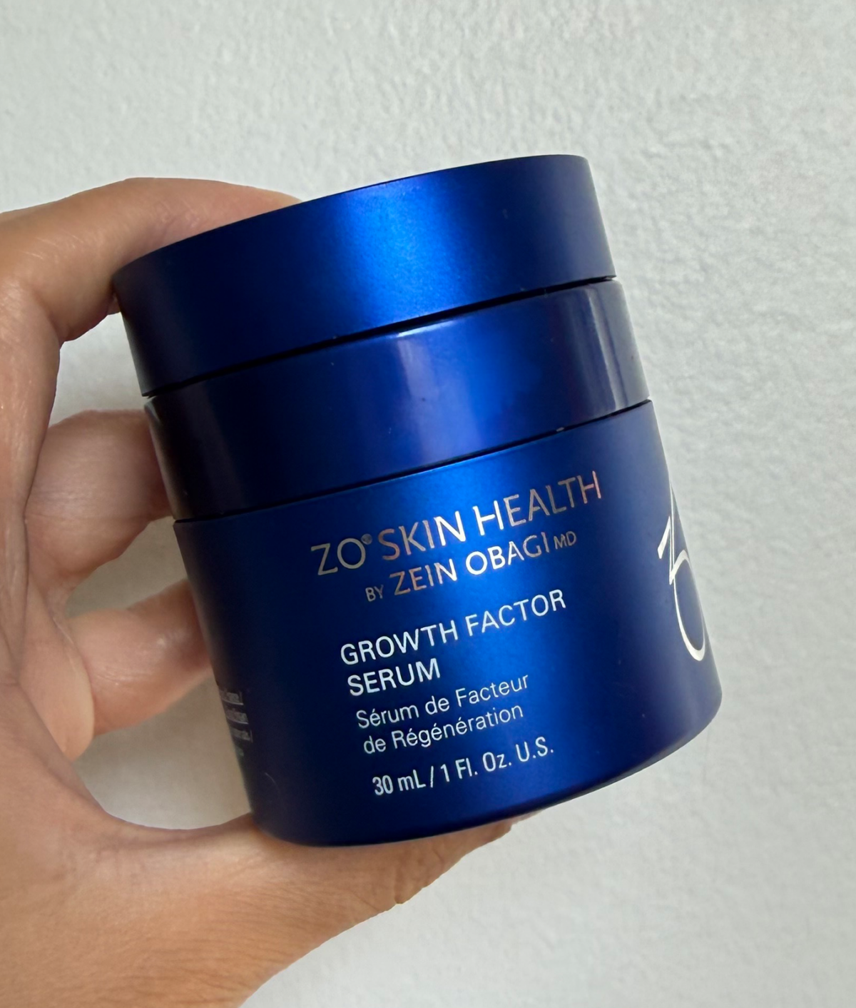 ZO Skin Health Routine Review: Original photo of ZO Skin Health growth factor serum