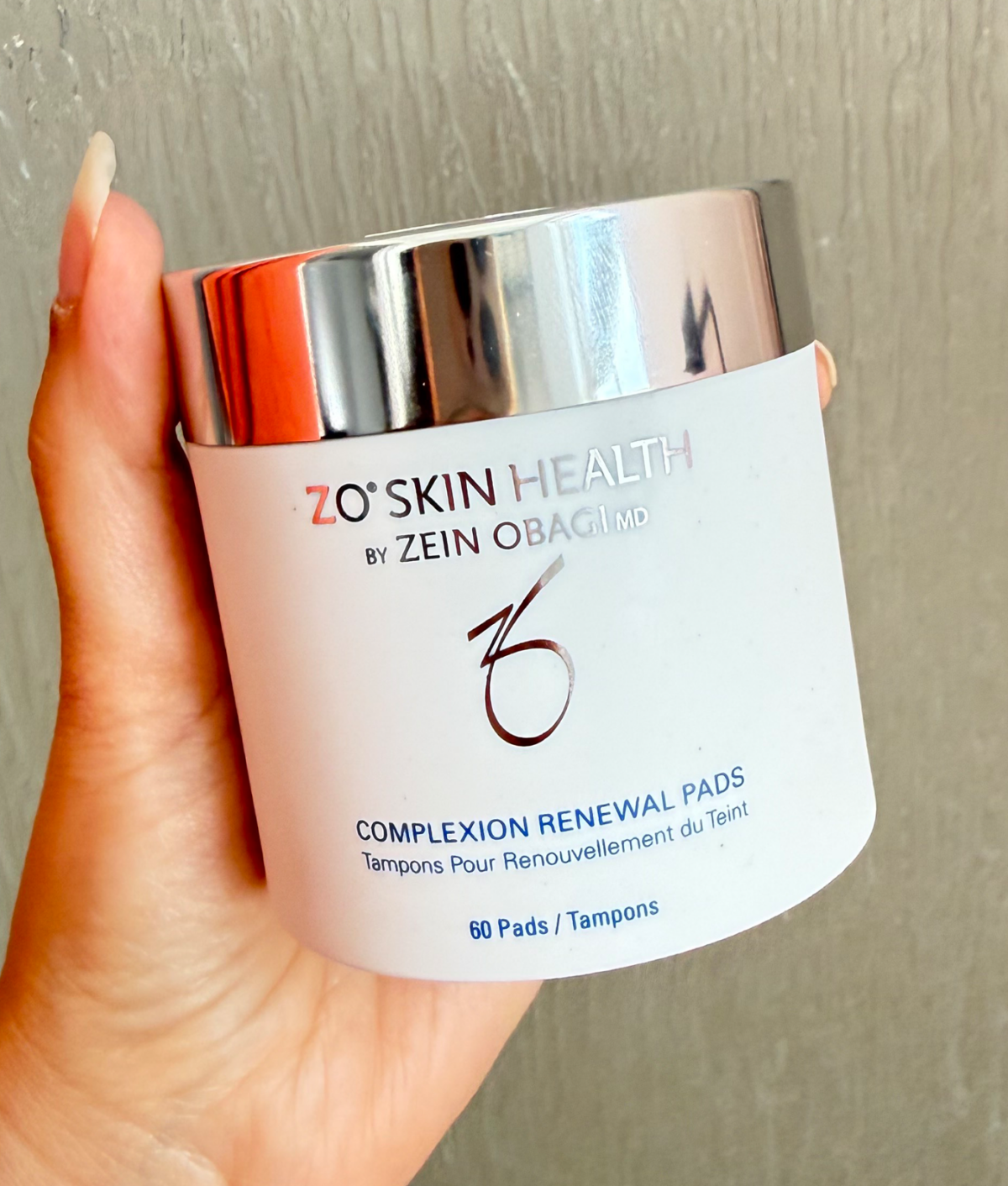 ZO Skin Health Routine Review: Original photo of ZO Skin Health complexion renewal pads