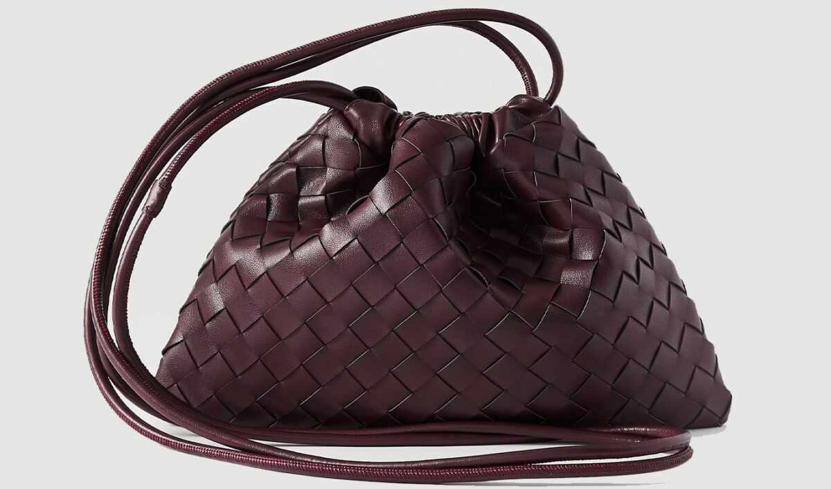 The Ann Taylor Cinched Woven Bag.