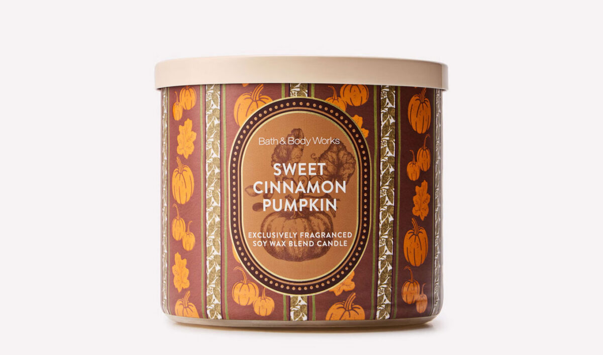 best bbw fall candles: sweet cinnamon pumpkin