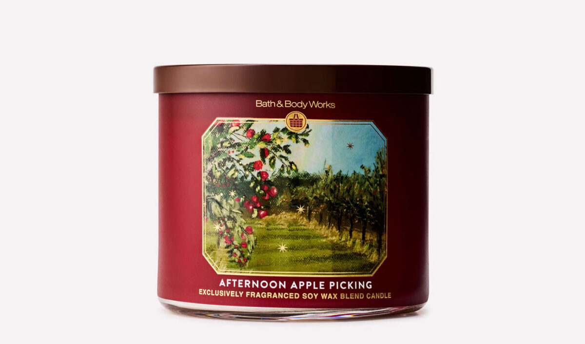 best bath & body works fall candles: afternoon apple picking