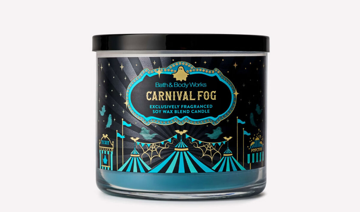 best bath & body works fall candles: carnival fog