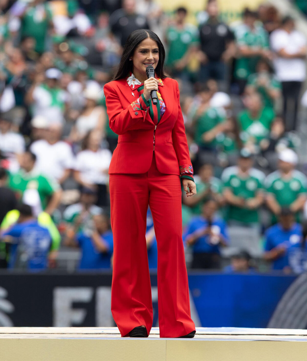 best dressed celebs summer sports 2026: salma hayek world cup