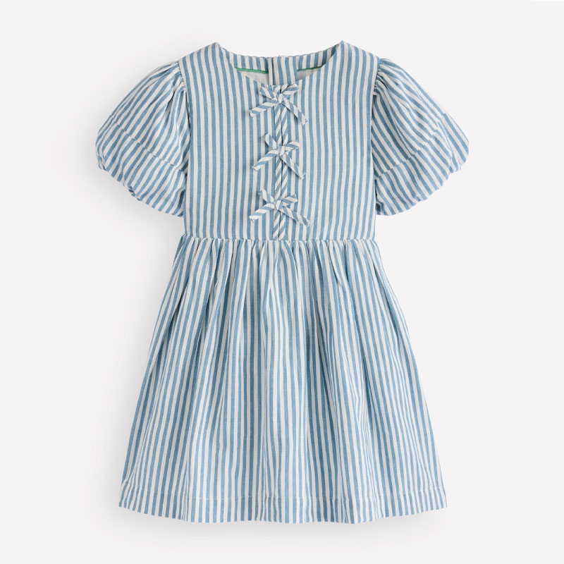 best kids clothing stores boden bow front woven dress