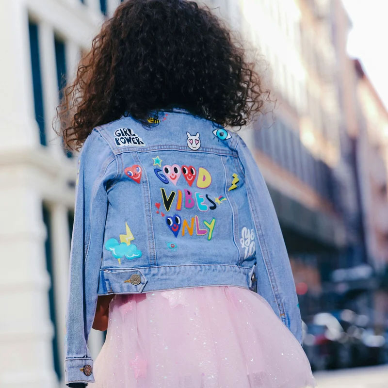 best kids clothing stores maisonette painted denim jacket