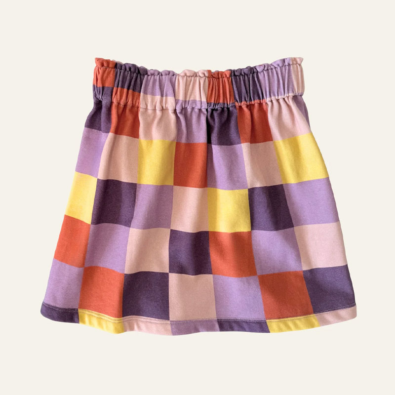 best kids clothing stores mon coeur checkered twill skirt