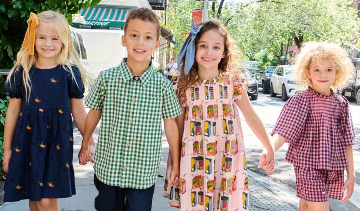 best kids clothing stores: pink chicken