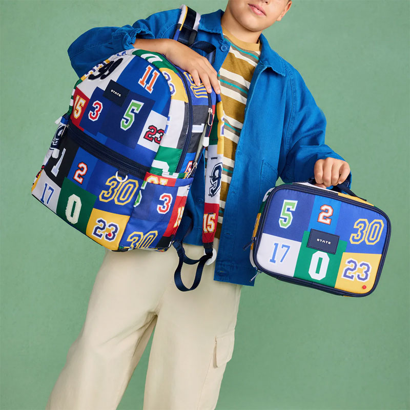 best kids clothing stores state bags double pocket backpack