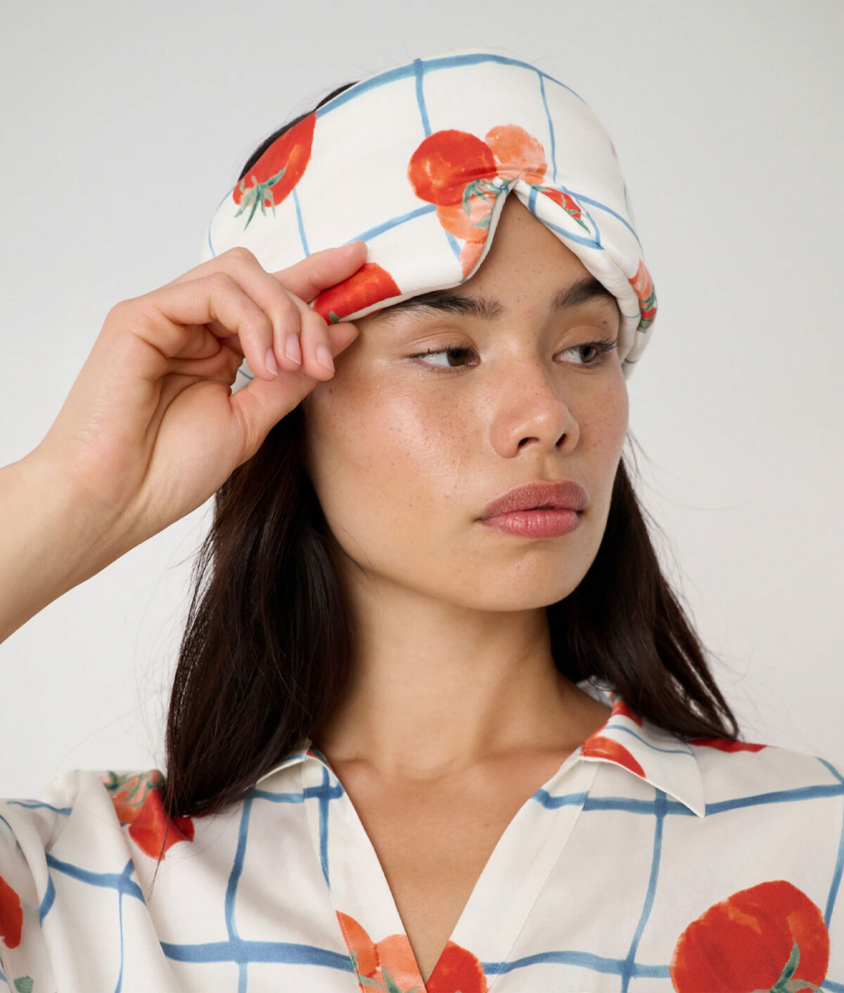 best sleep ever awards 2026: lunya silk sleep mask tomato print