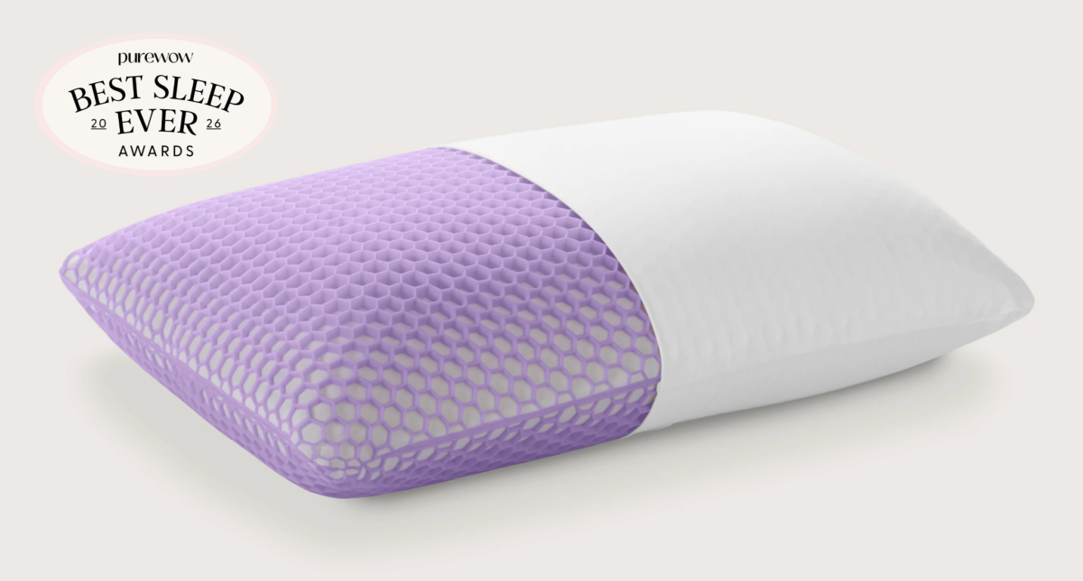 best sleep ever winner badge with purple pillow