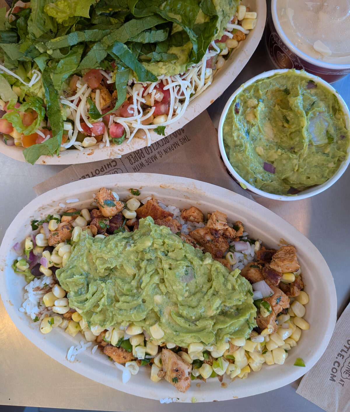 chipotle burrito bowls