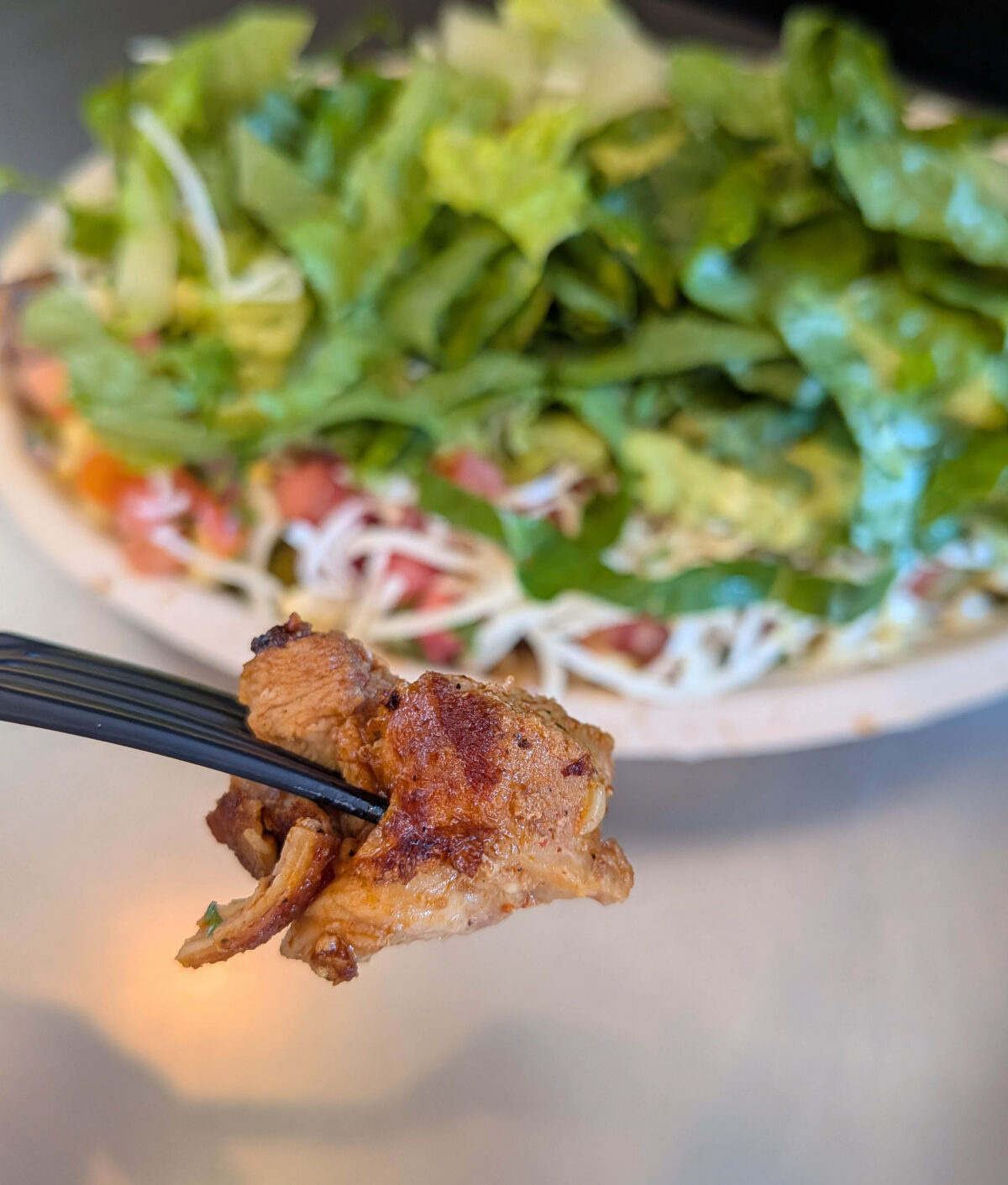 pollo asado at chipotle