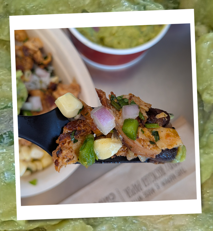 pollo asado at chipotle