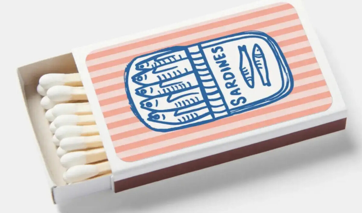 The Literie Sardines Matchbox.