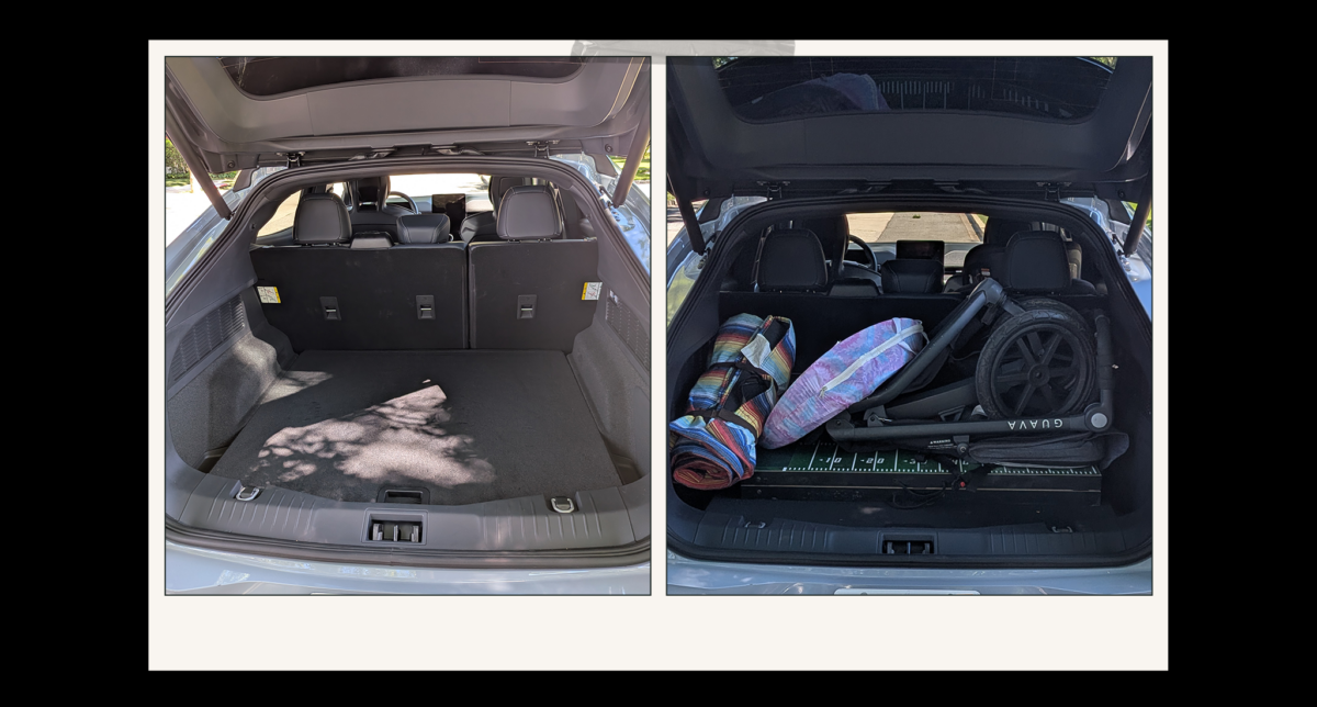 trunk space in mustang mach-e