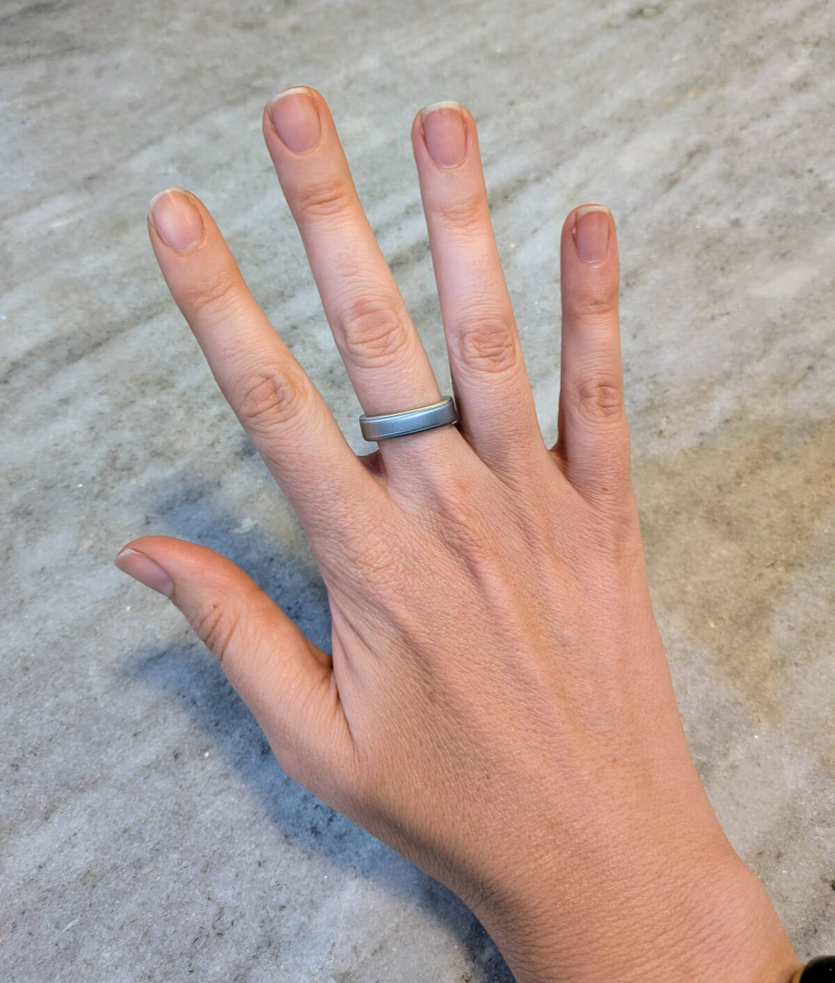 wearing oura 5