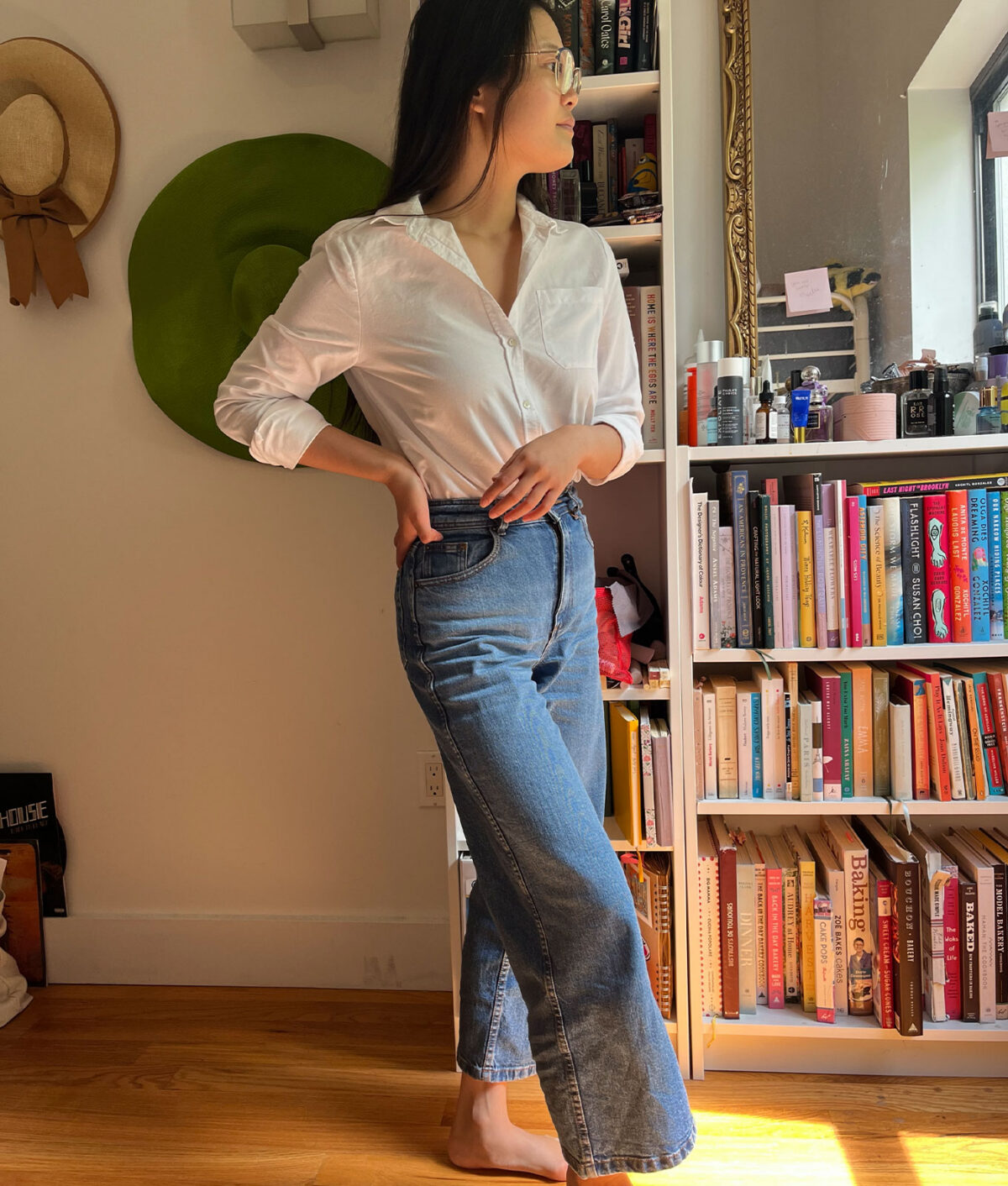 purewow editors favorite jeans: marissa-wu-sezane-le-crop.