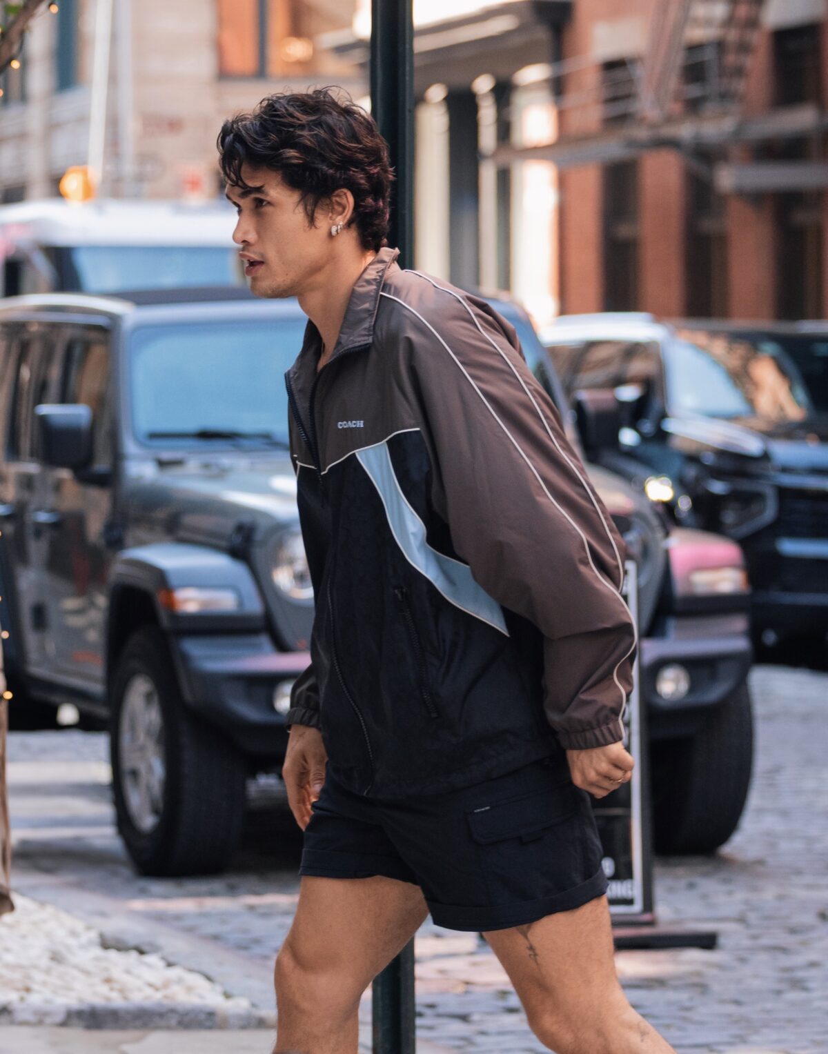 short shorts trend mens fashion charles melton