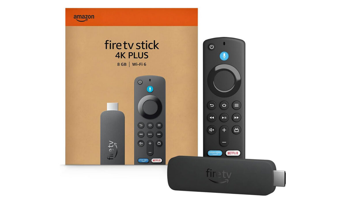 The Amazon Fire TV Stick 4K Plus.