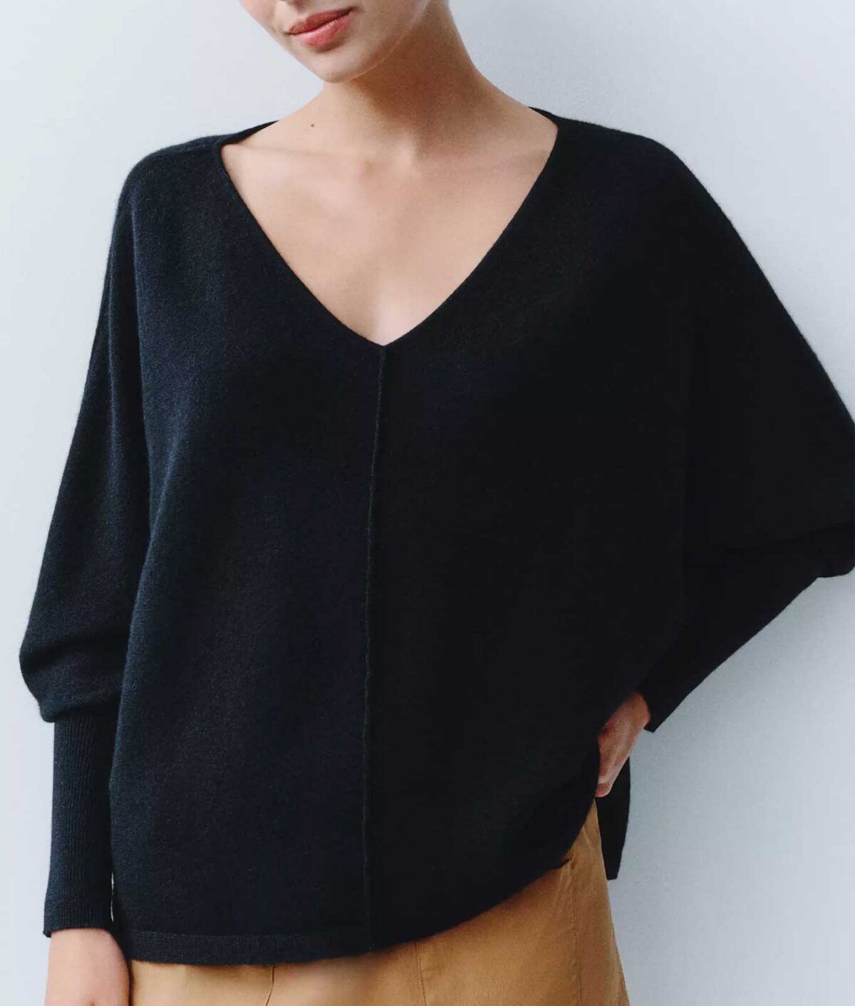 anthro black cashmere oversized sweater 1200x1412