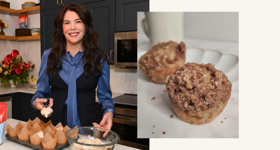 Lauren Graham Taught Me How to Make Her Banana Coffee Cake Muffins & They Took Me Straight to Stars Hollow