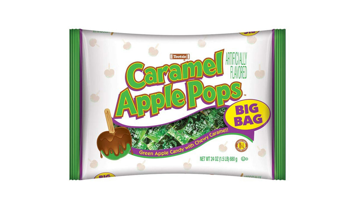 best halloween candy: caramel apple pops
