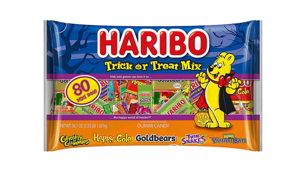 best halloween candy: haribo gummy candy