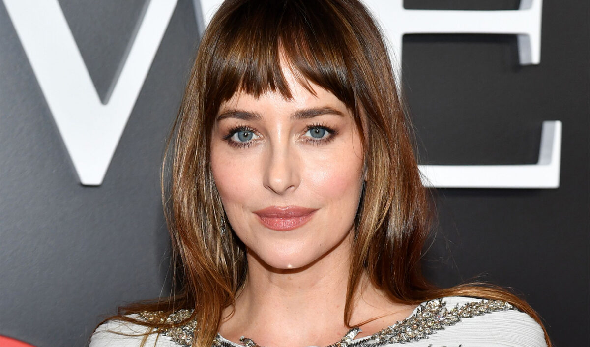 dakota johnson glossy espresso hair