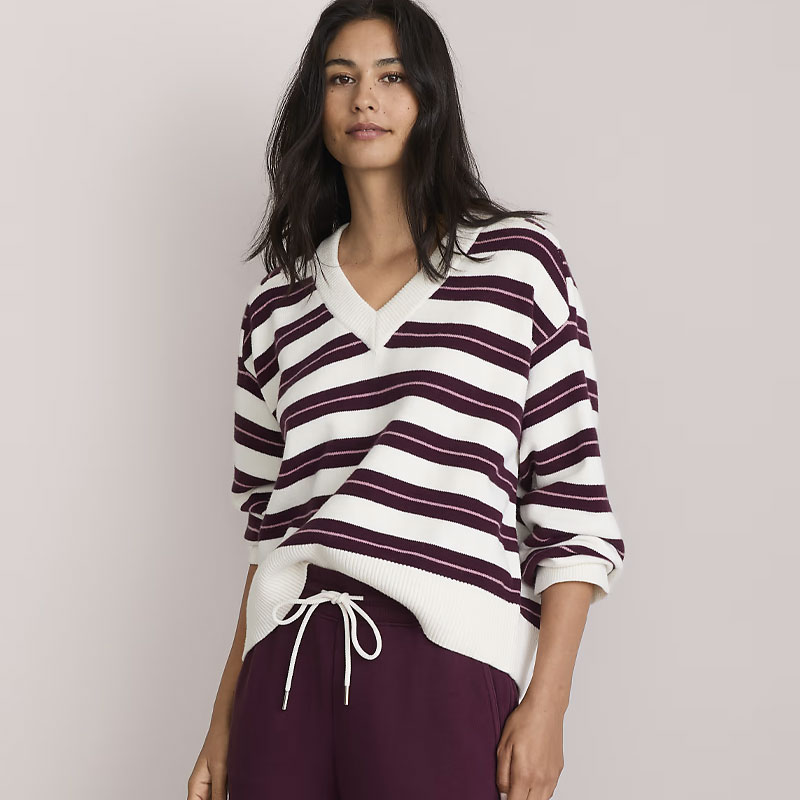 fall capsule wardrobe loft lou and grey oversized v neck