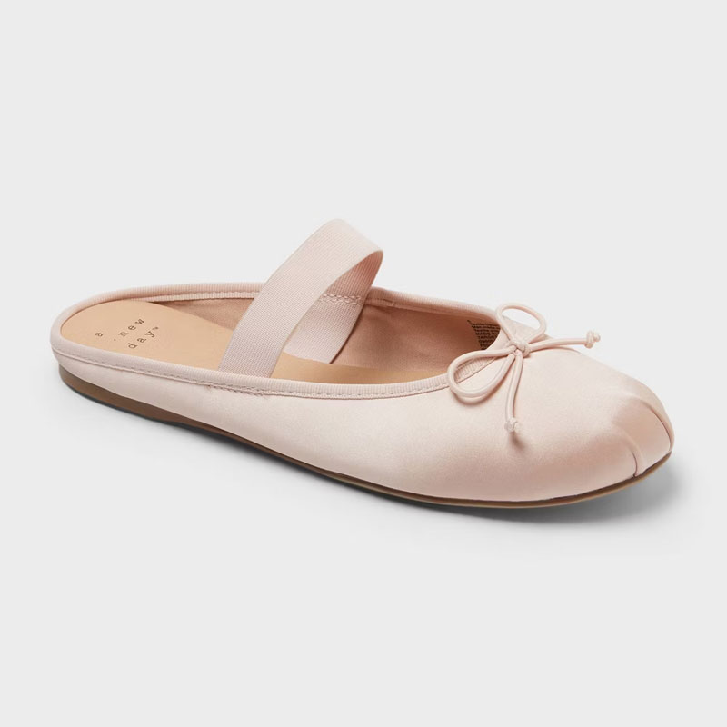 fall shoe trends a new day satin ballet mules