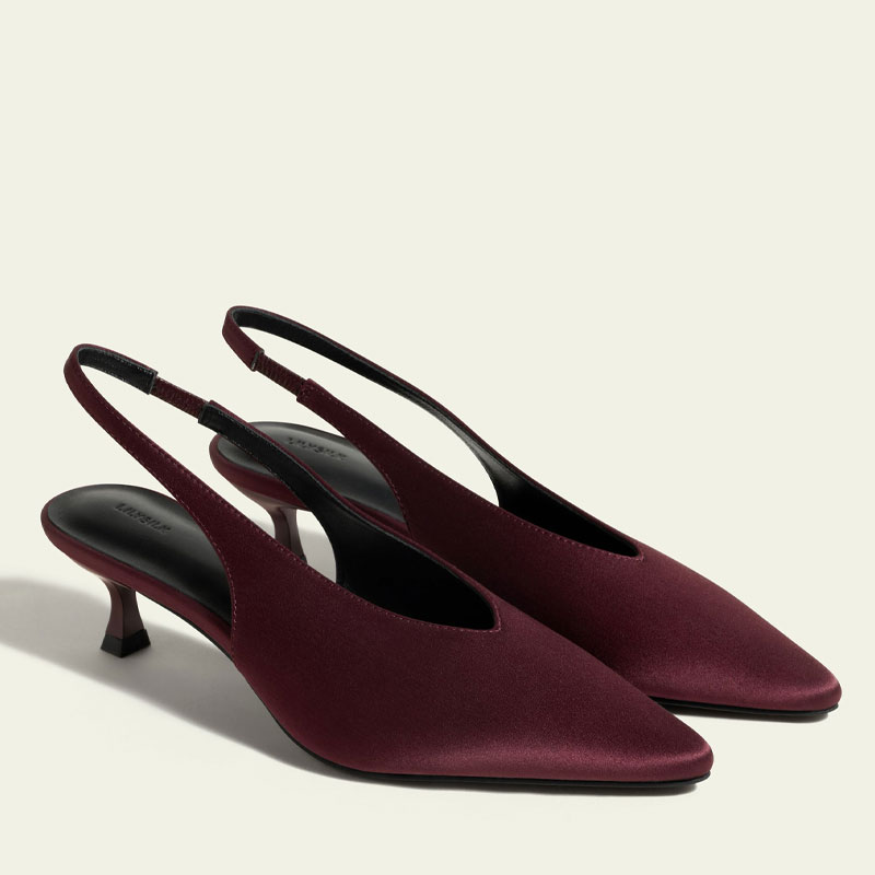 fall shoe trends lilysilk silk charmeuse slingbacks