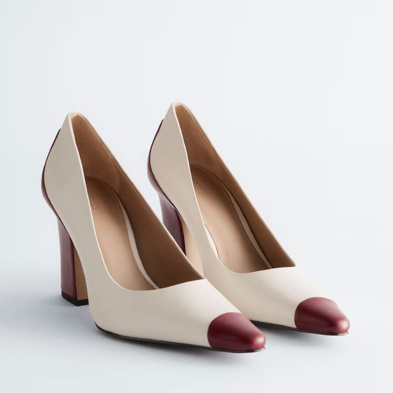 fall shoe trends other stories color blocked pumps