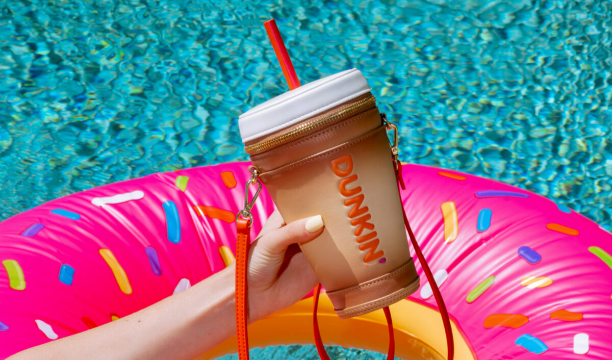 dunkin latte bag