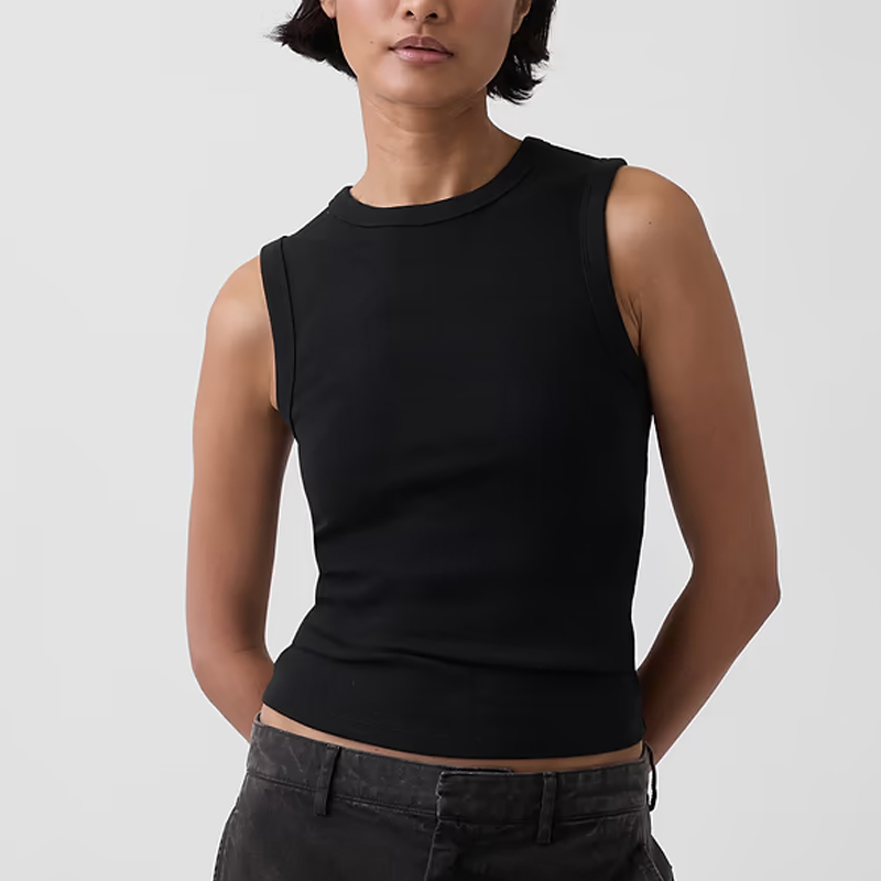 gap black crewneck tank