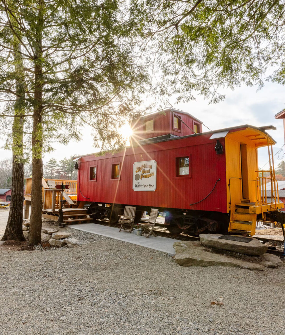 gilmore-girls-airbnbs-historic-railroad-caboose-unique-farm-escape