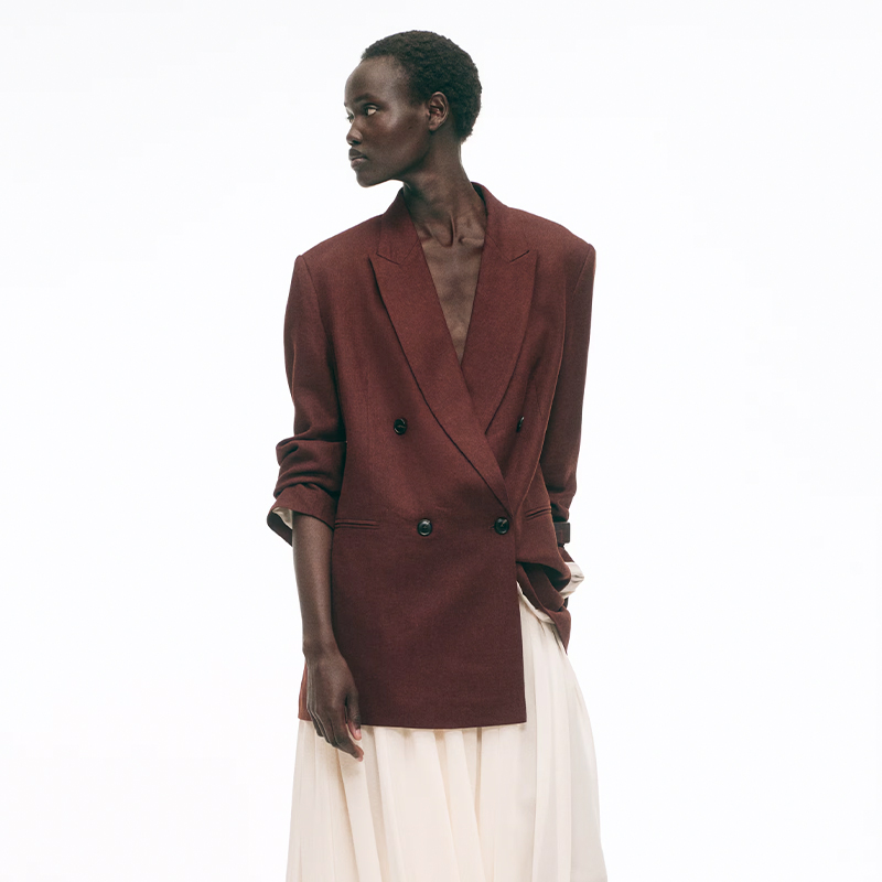 new york fashion week trends 2026 h and m linen blend blazer